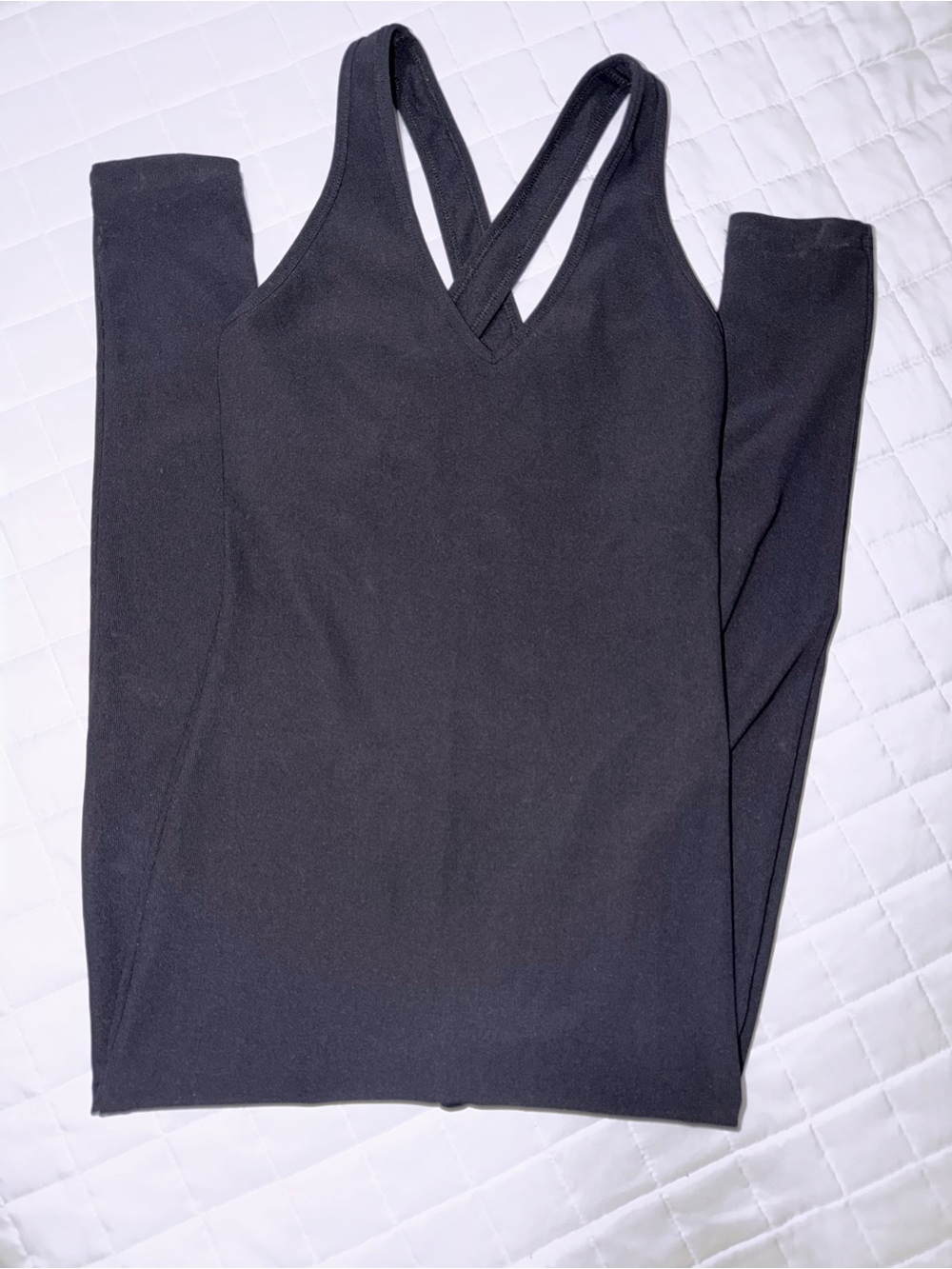 Kyodan Black Cross-Back Jumpsuit Size M Like New